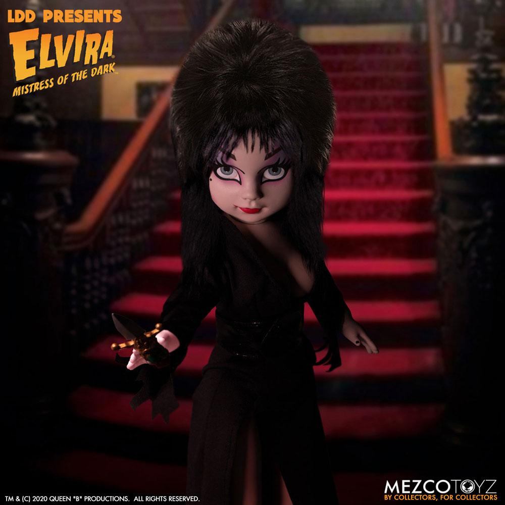 Elvira maîtresse des ténèbres Living Dead Dolls poupée Elvira 25 cm