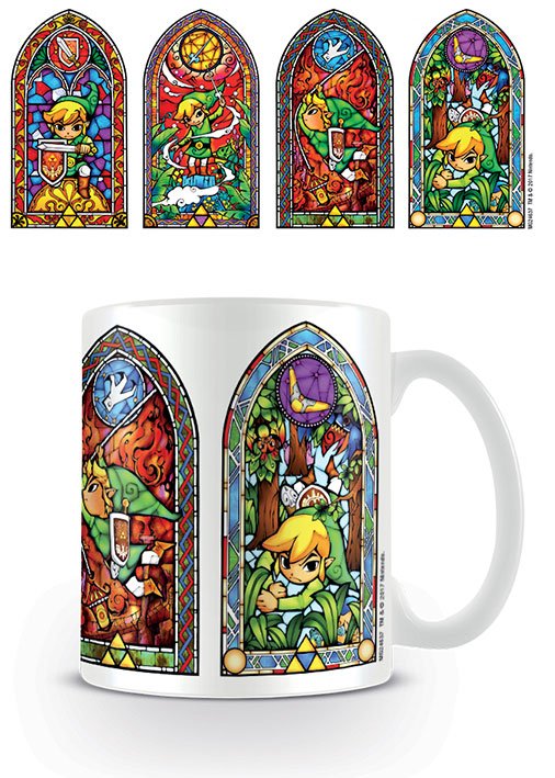 Legend of Zelda mug Stained Glass