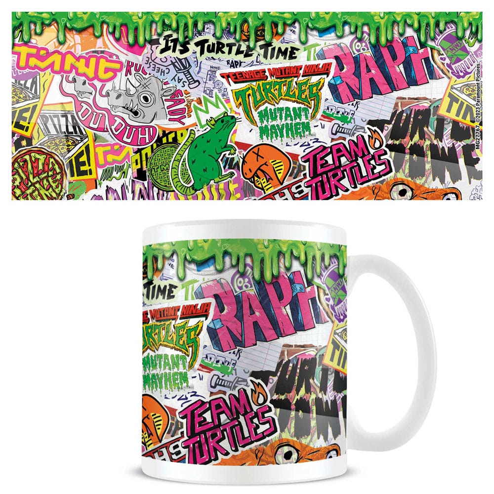 Tortues Ninja mug Mutant Mayhem Graffiti