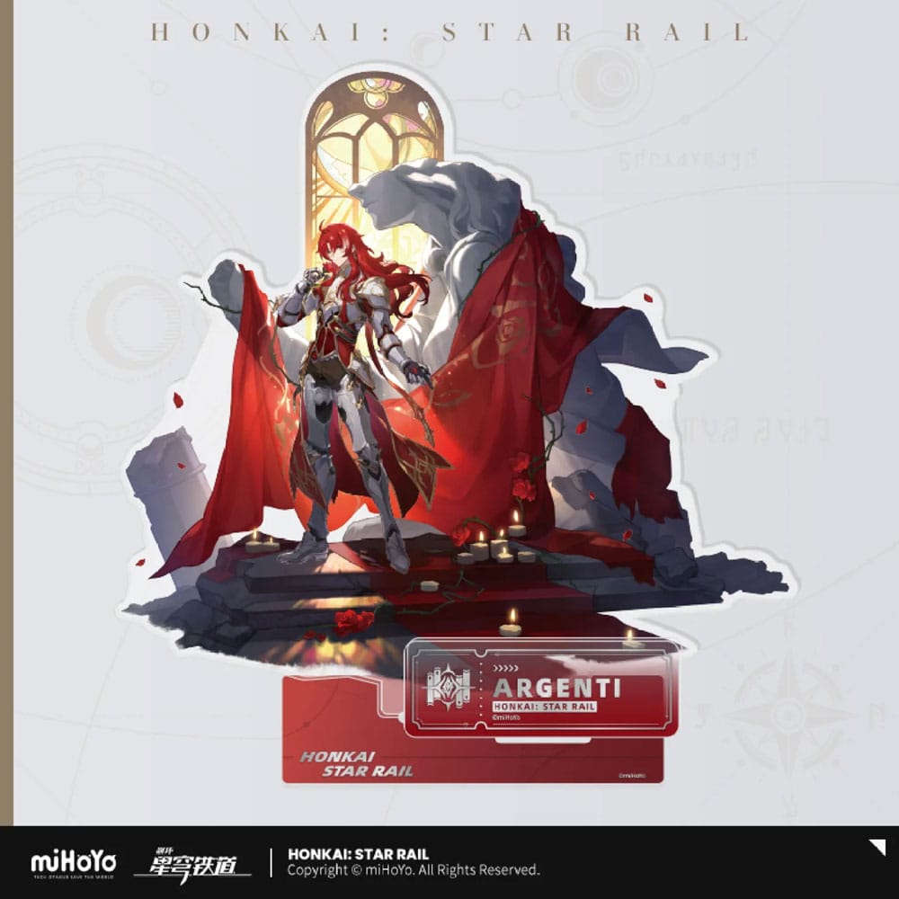 Honkai: Star Rail figurine acrylique Path of the Erudition Series Argenti 22 cm