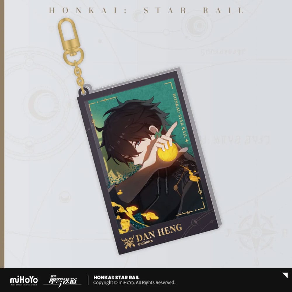 Honkai: Star Rail porte-clés Countdown Departure Series Dan Heng Glitter 9 cm