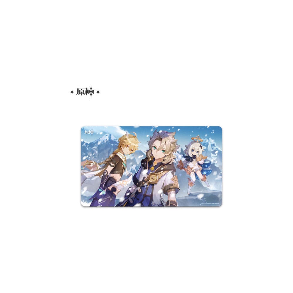 Genshin Impact Tapis de souris White Dust and Snow Shadow 70 x 40 cm