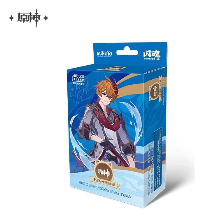 Genshin Impact Jeu de Cartes à Collectionner Series 03 Pre-Build Starter Deck 02 Tartaglia *Version Chinoise*
