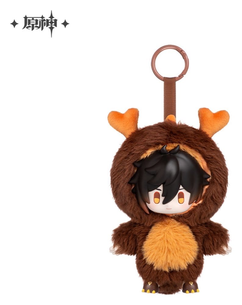 Genshin Impact Porte-clés peluche vinyle Winter Nesting Series Zhongli 15 cm
