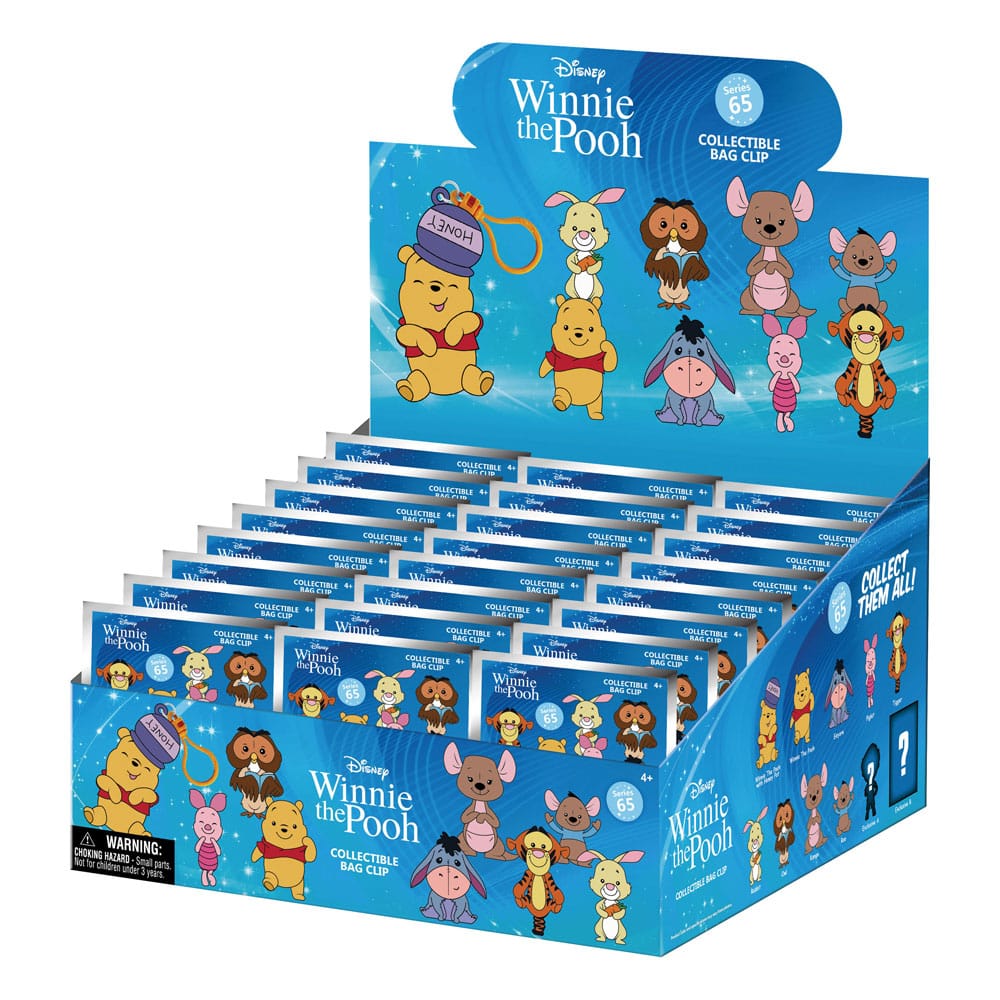 Winnie l'ourson 3D présentoir porte-clés sac à dos Series 2 (24)