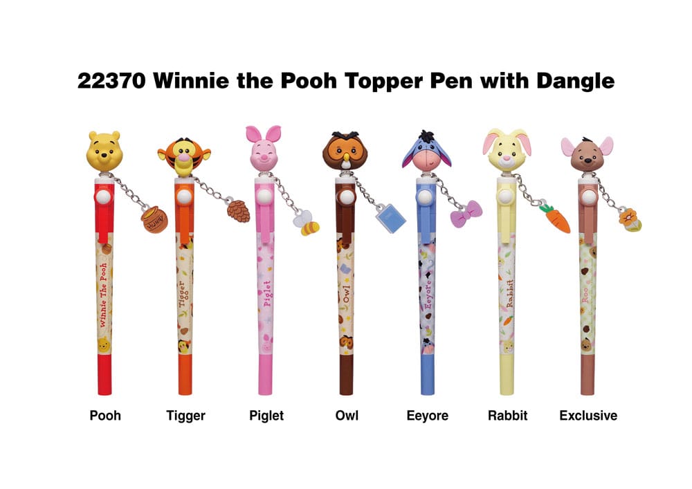 Winnie l'ourson Stylo 3D Head Topper Spinning Pen