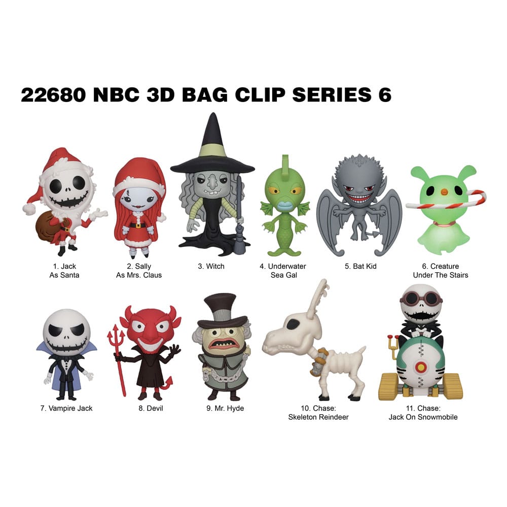 L´etrange Noël de Mr. Jack présentoir porte-clés sac à dos 3D Series 6 (24)