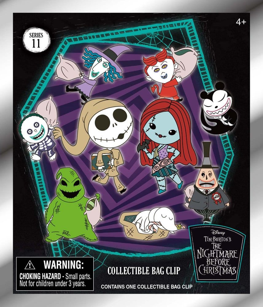 L'Étrange Noël de monsieur Jack 3D porte-clés en PVC série 11 Blind Bag Display (24)