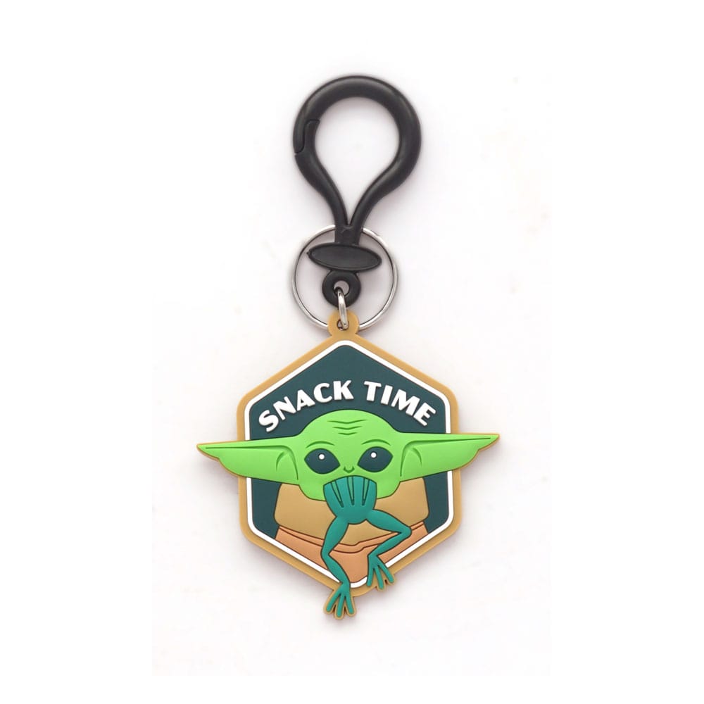 Star Wars porte-clés sac PVC à dos toucher doux Grogu L'heure du goûter
