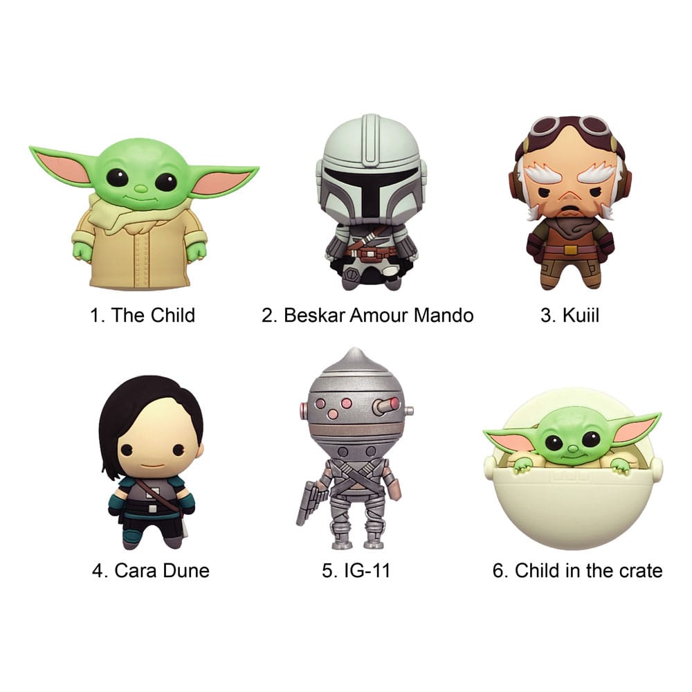 Star Wars: The Mandalorian présentoir aimants 3DSeries 1 (12)