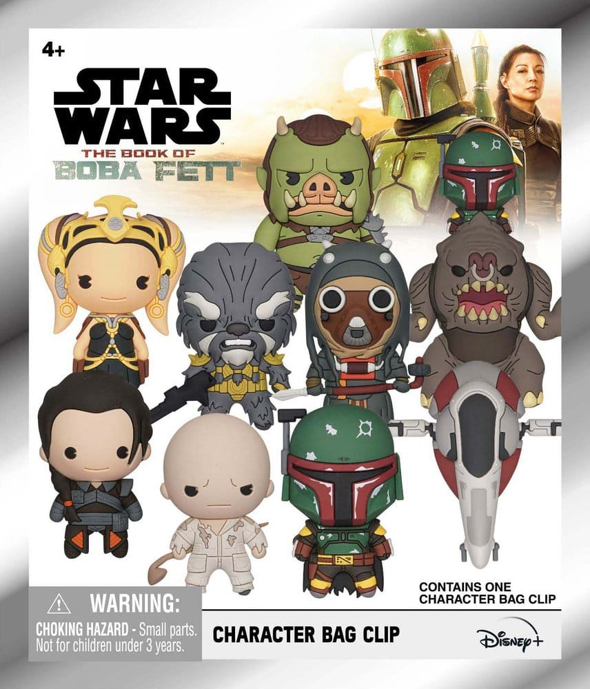 Star Wars: Le Livre de Boba Fett 3D présentoir porte-clés 3D en PVC série 1 (24)