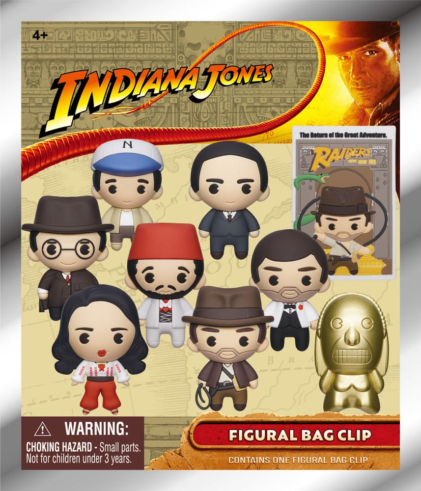 Indiana Jones présentoir porte-clés sac à dos 3D(24)