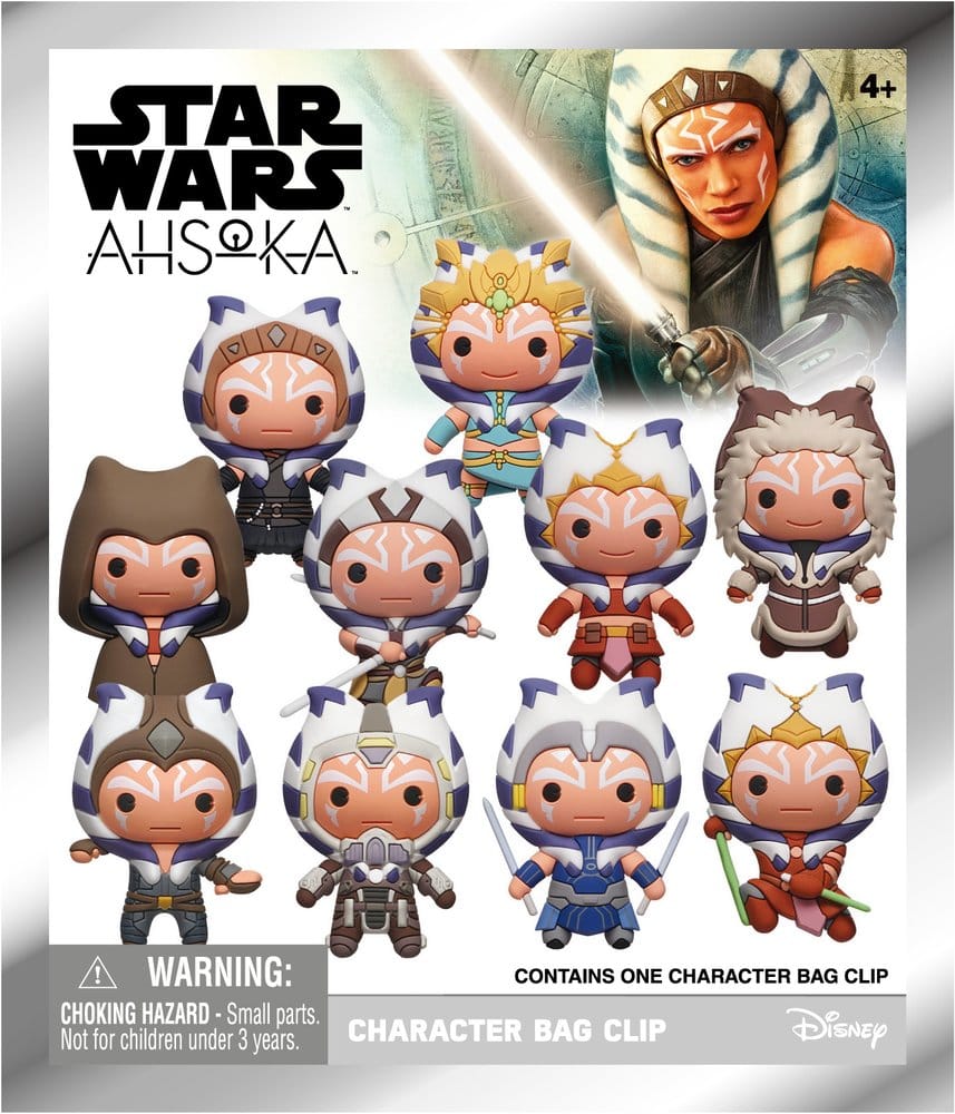 Star Wars Ahsoka 3D porte-clés en PVC série 1 Blind Bag Display (24)