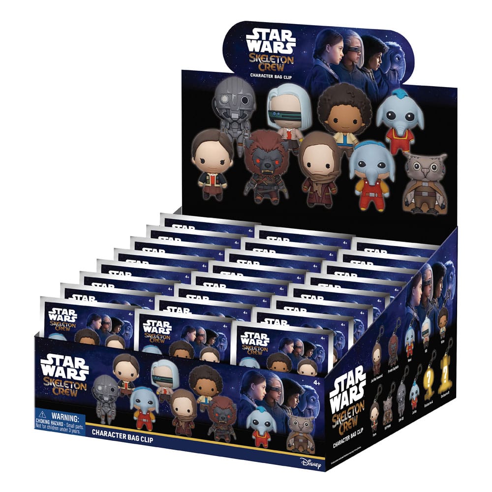 Star Wars présentoir porte-clés sac à dos 3D Skeleton Crew (24)