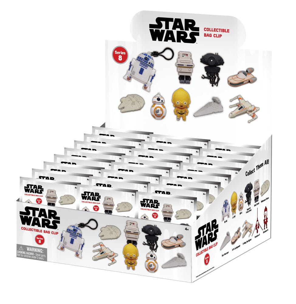 Star Wars Series 8 présentoir porte-clés sac à dos Power Of Force (24)