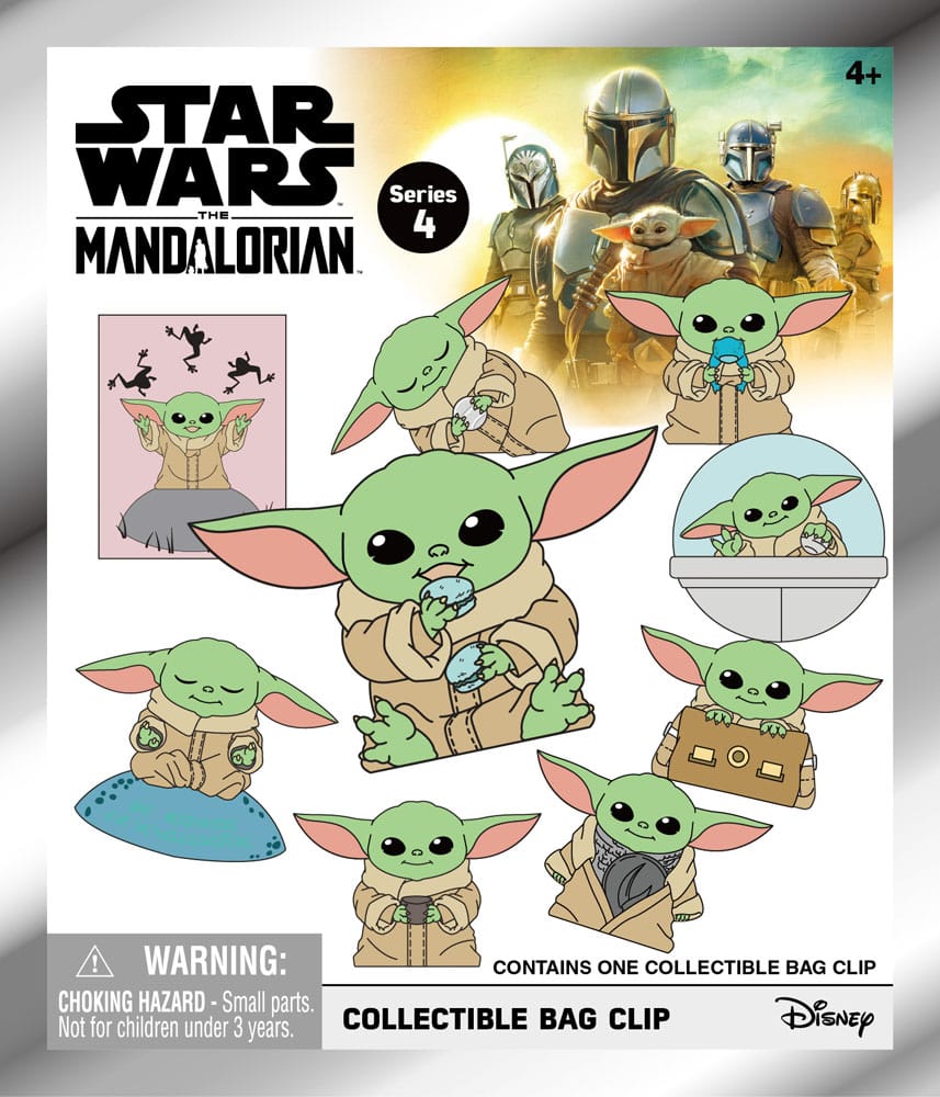 Star Wars 3D présentoir porte-clés sac à dos Best of Grogu Série 1 (24)