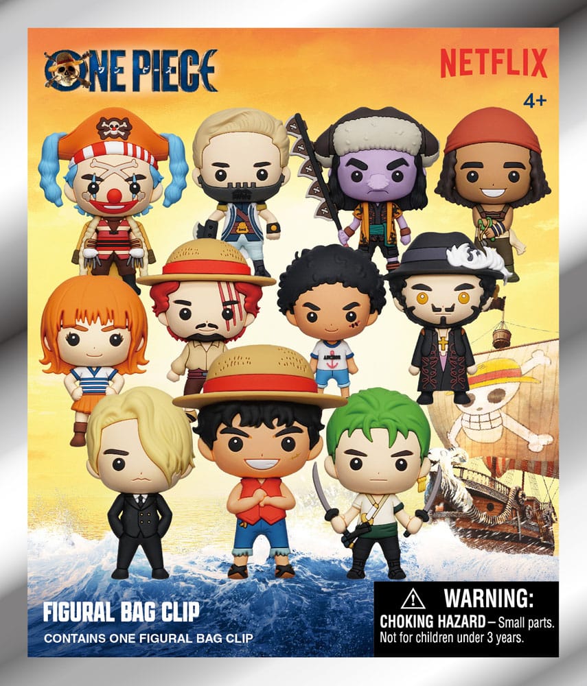 One Piece présentoir porte-clés sac à dos 3D Netflix Series 1 (24)