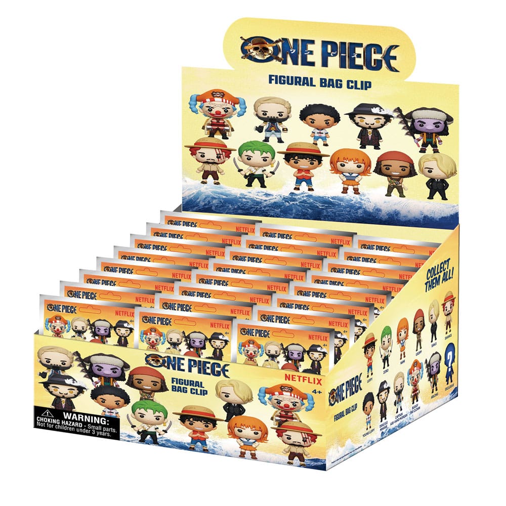 One Piece présentoir porte-clés sac à dos 3D Netflix Series 1 (24)