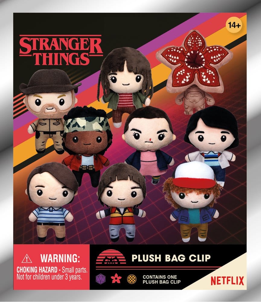 Stranger Things porte-clés en peluche présentoir (24)