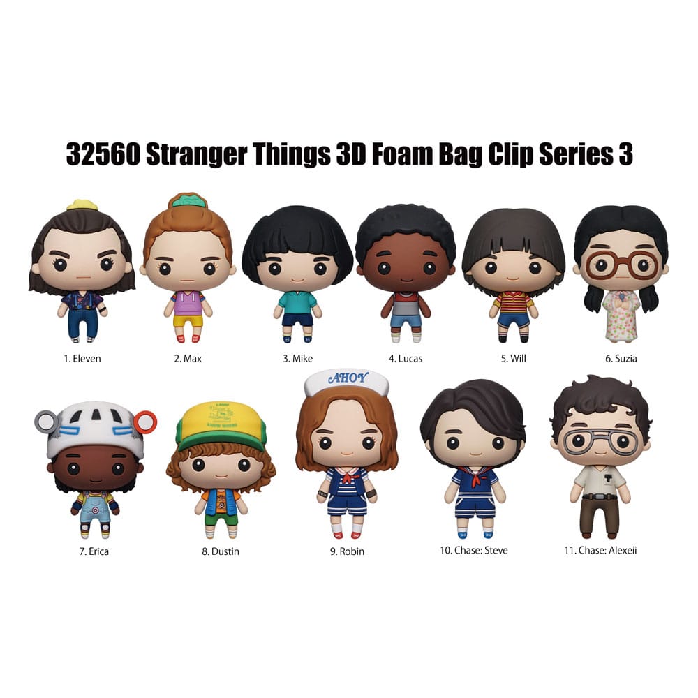 Stranger Things présentoir porte-clés sac à dos 3D seriés 3 (24)