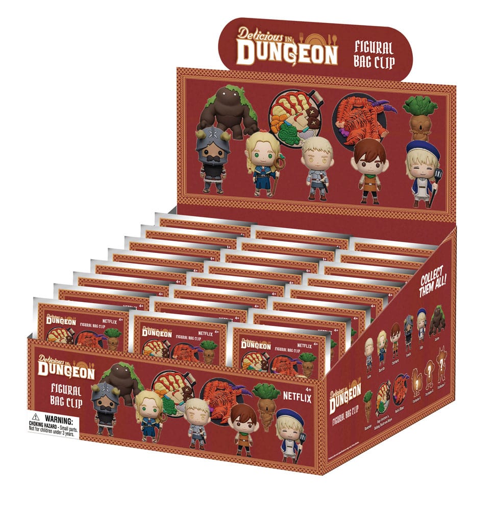 Gloutons et Dragons Series 1 présentoir porte-clés sac à dos (24)