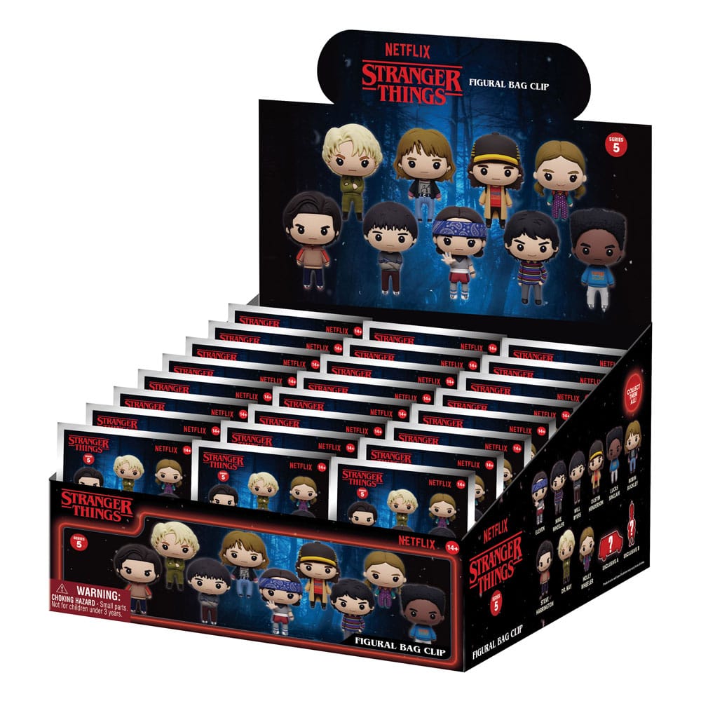 Stranger Things 3D présentoir porte-clés sac à dos Série 5 (24)