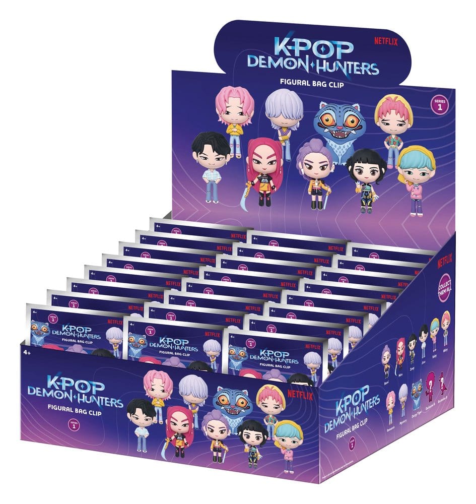 K-Pop Demon Hunter 3D présentoir porte-clés Series 1 (24)