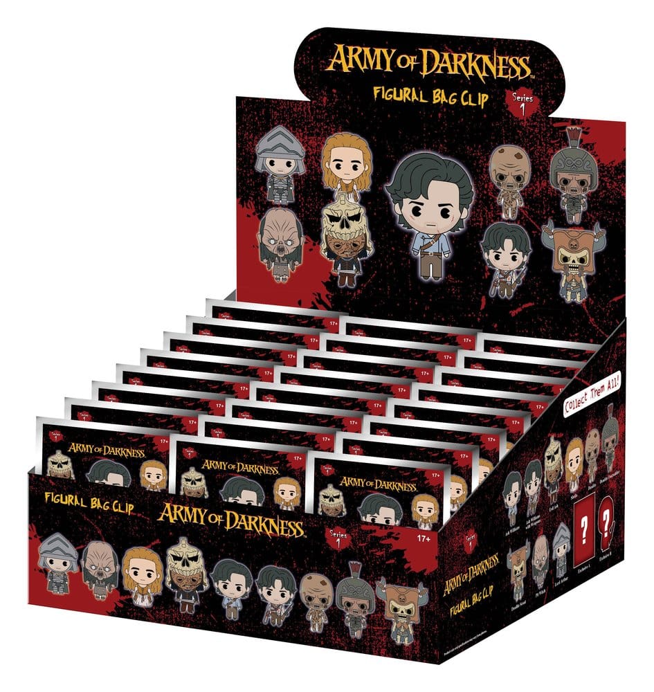 Army of Darkness 3D porte-clés en PVC série 1 Blind Bag Display (24)