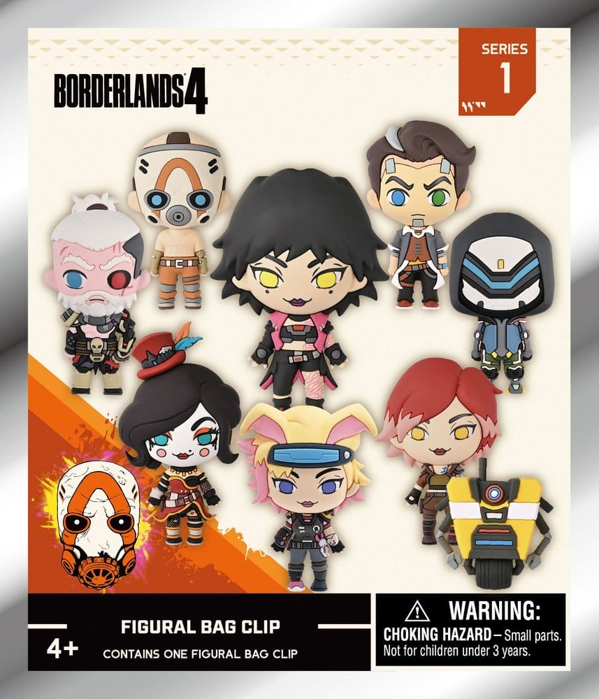 Borderlands 3D porte-clés en PVC série 1 Blind Bag Display (24)