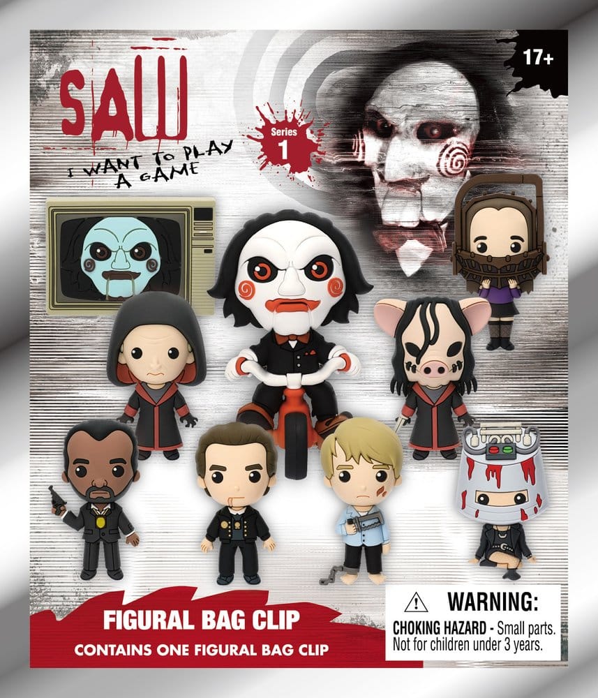 Saw Blind Bag présentoir porte-clés 3D en PVC série 1 (24)