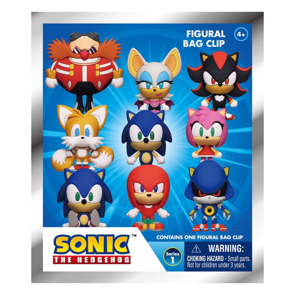 Sonic - The Hedgehog présentoir porte-clés sac à dos 3DSeries 1 (24)