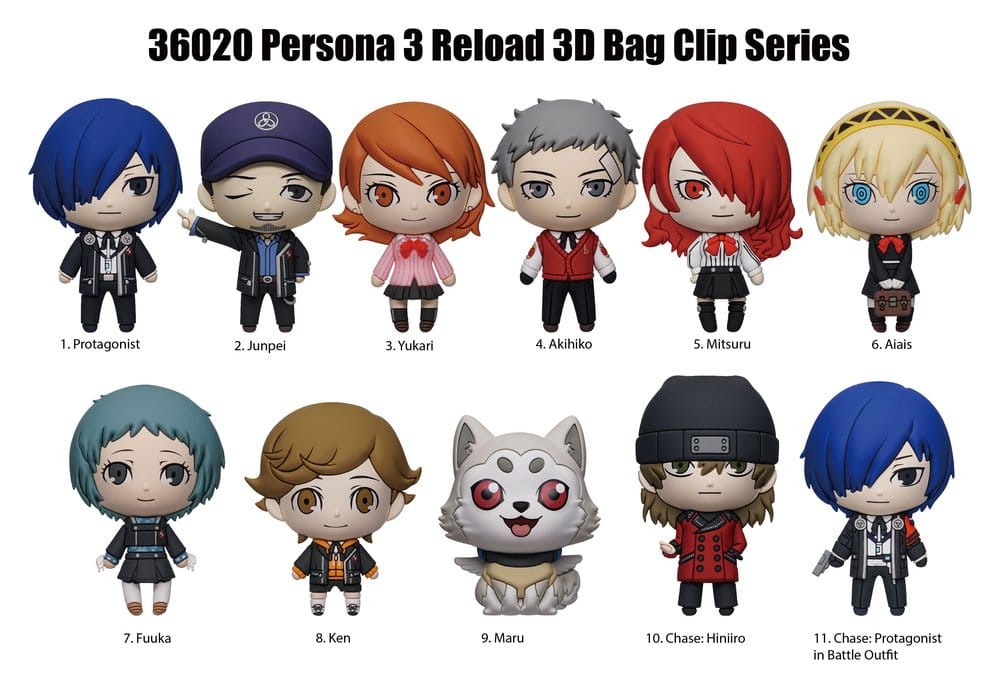 Persona 3 3D présentoir porte-clés Series 1 (24)