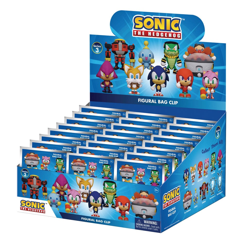 Sonic - The Hedgehog porte-clés sac à dos 3D Series 3 (24)