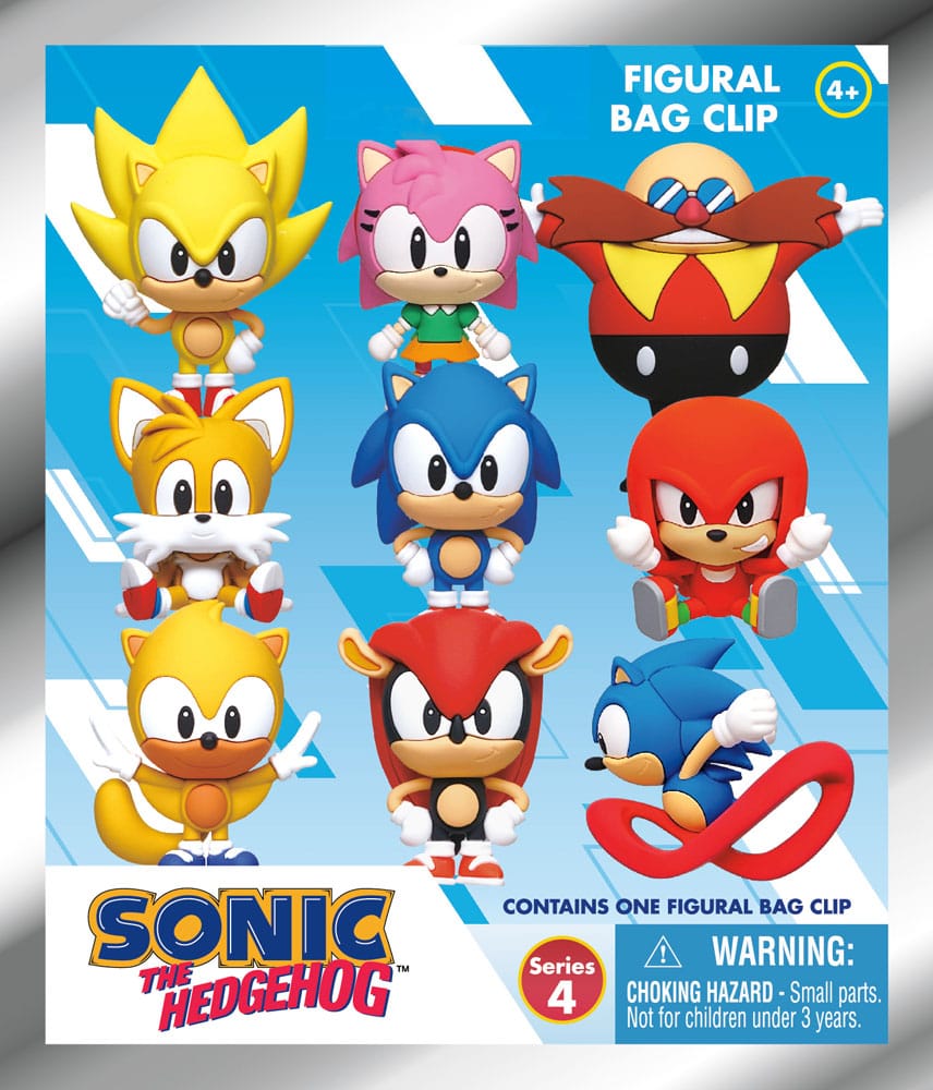 Sonic the Hedgehog Series 4 présentoir porte-clés sac à dos (24)