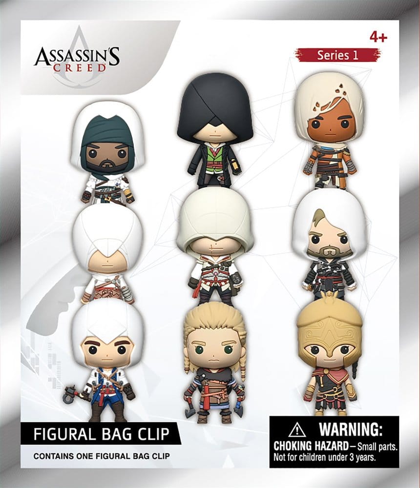 Assassin's Creed 3D présentoir porte-clés 3D en PVC série 1 (24)
