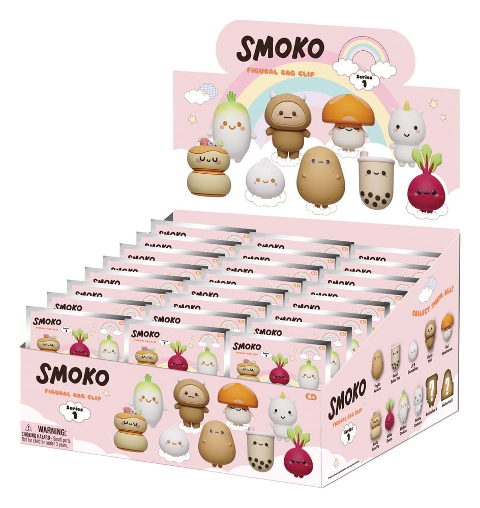Smoko 3D présentoir porte-clés Série 1 (24)