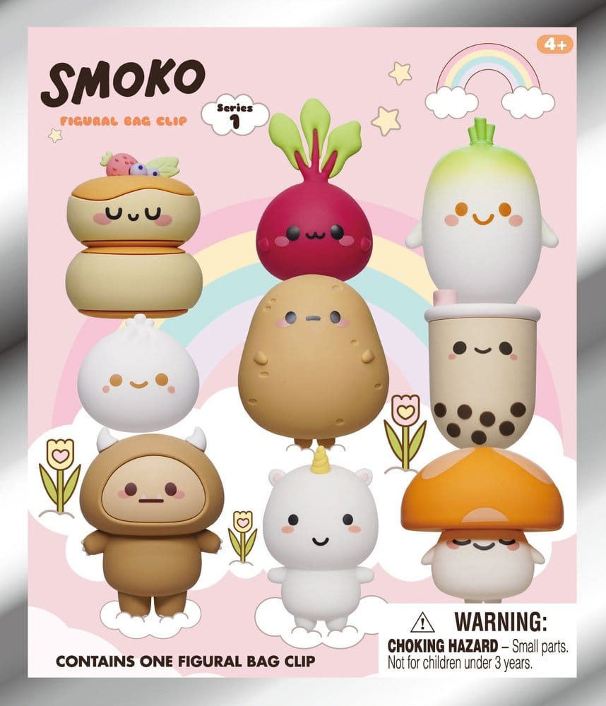 Smoko 3D présentoir porte-clés Série 1 (24)