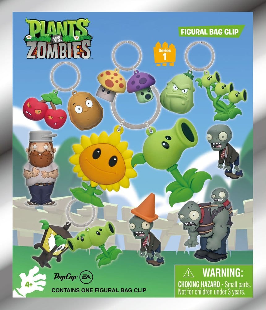 Plants vs. Zombies 3D présentoir porte-clés Série 1 (24)