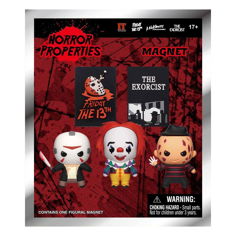 Warner Brothers présentoir aimants 3DHorror Series 1 (12)