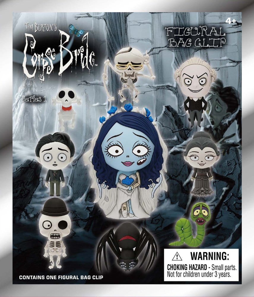 Les Noces funèbres Blind Bag présentoir porte-clés 3D en PVC série 1 (24)