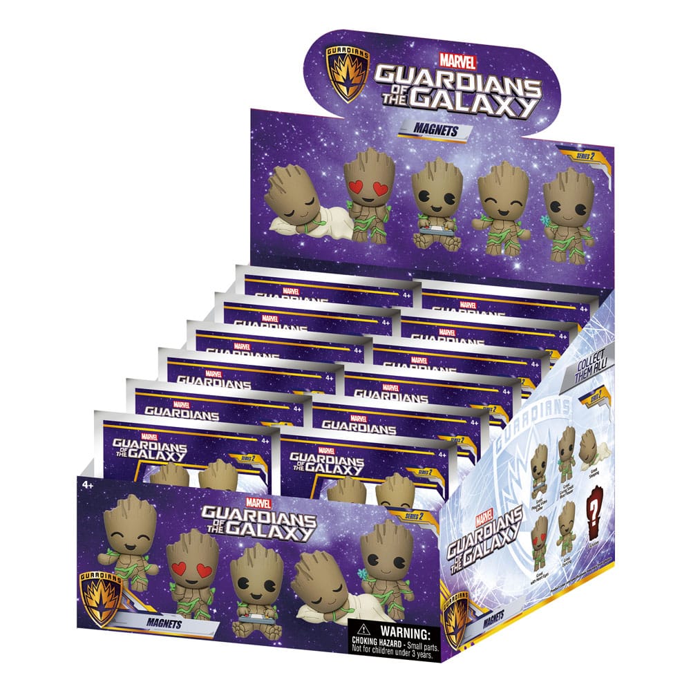 Guardian of the Galaxy présentoir aimants 3D Groot Series 2 (12)