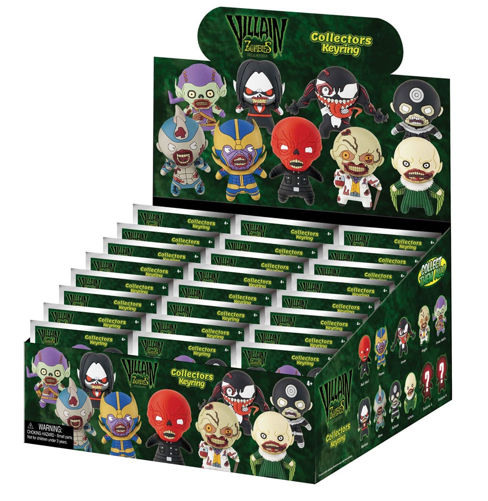 Marvel présentoir porte-clés sac à dos 3D Series 1 Zombies (24)