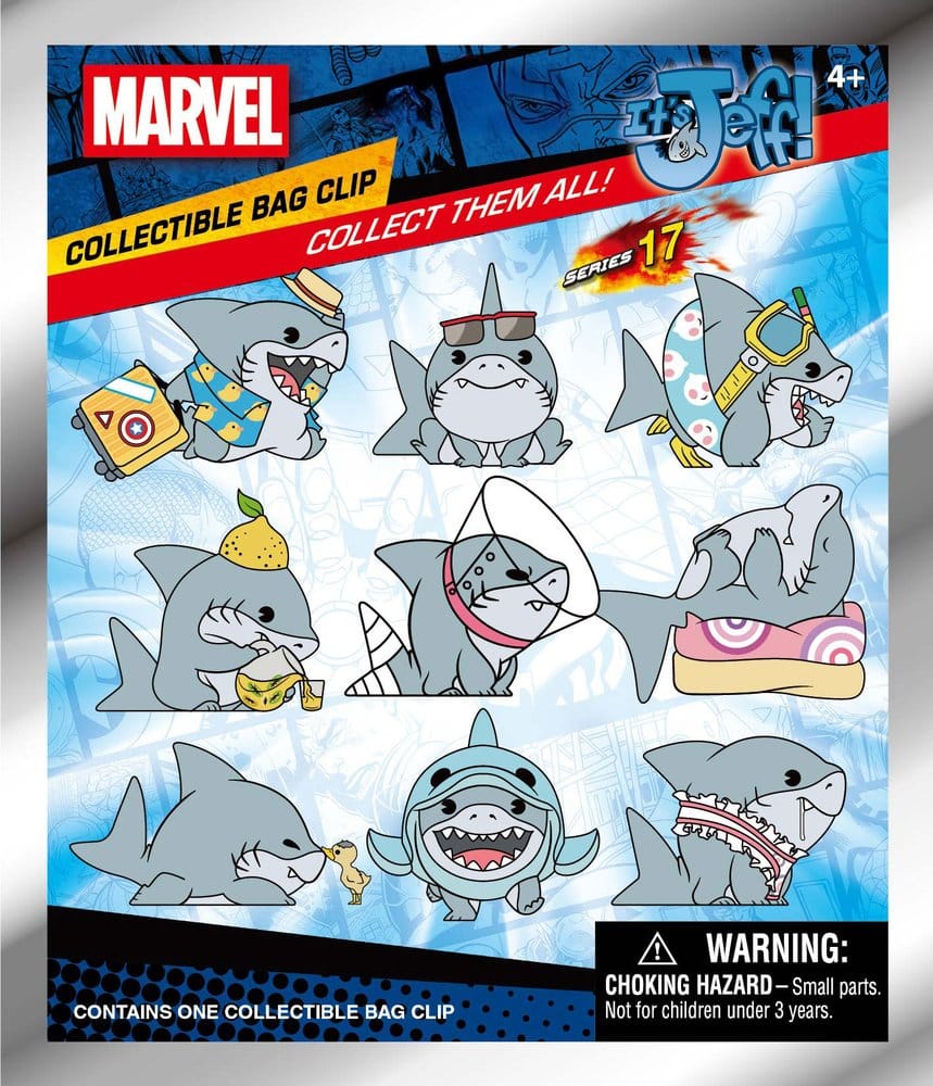 Marvel Rivals 3D présentoir porte-clés Jeff the Land Shark Series 17 (24)