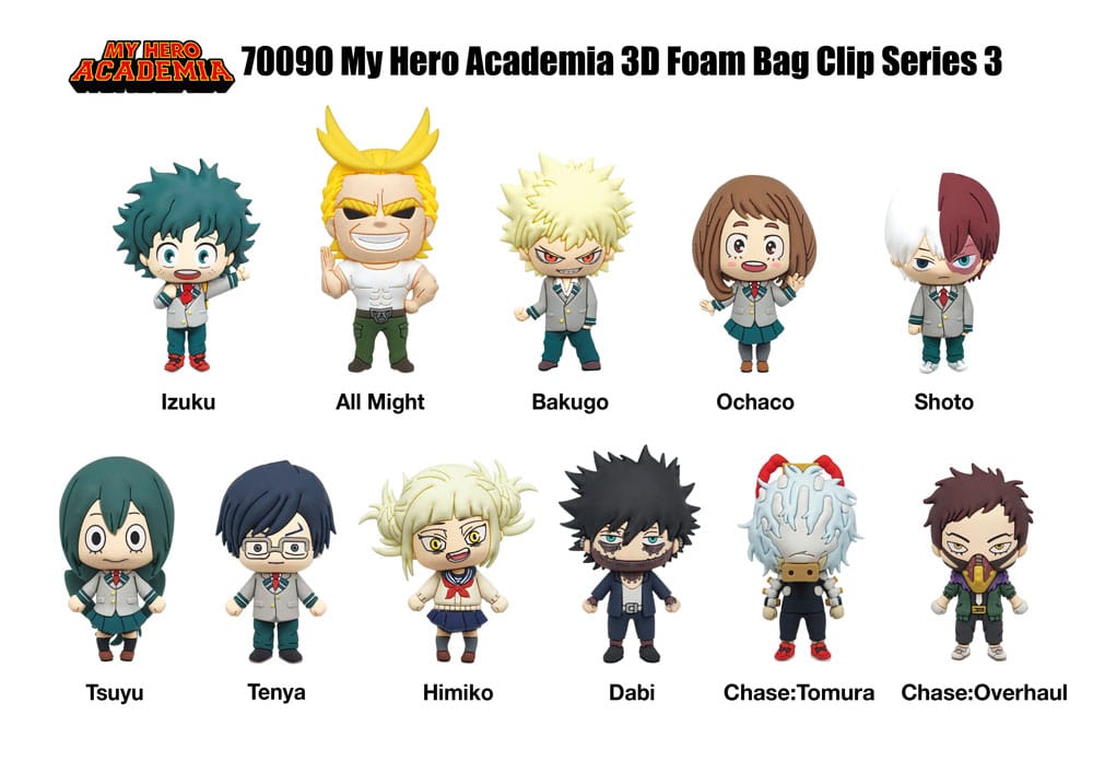 My Hero Academia présentoir porte-clés sac à dos 3D Series 3 (24)
