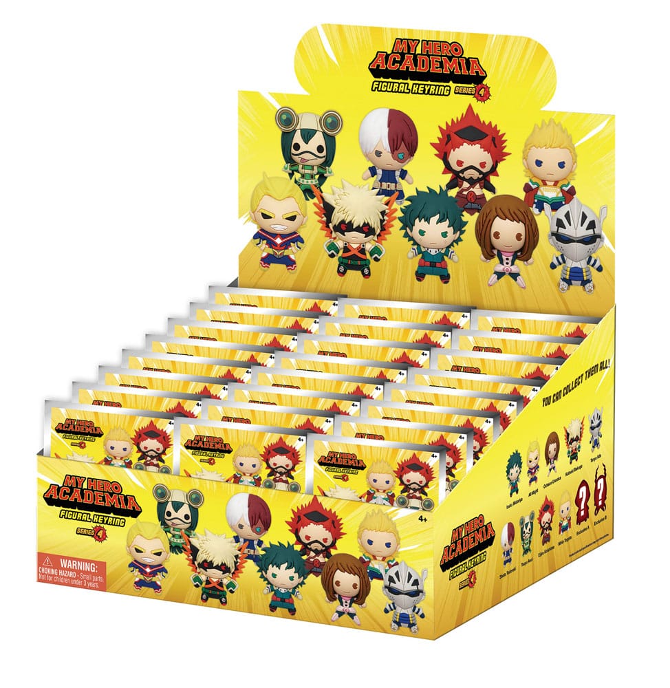 My Hero Academia présentoir porte-clés sac à dos 3D seriés 4 (24)