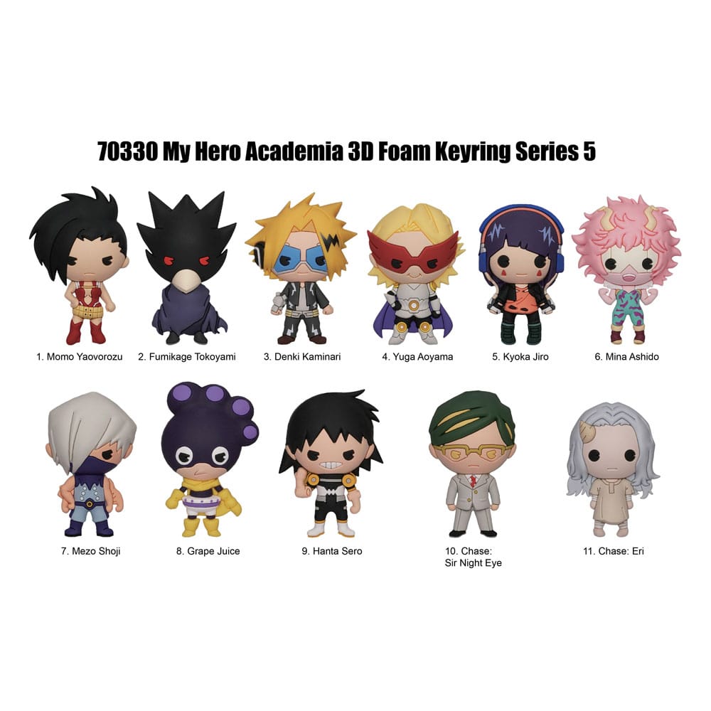 My Hero Academia 3D présentoir porte-clés sac à dos Série 5 (24)