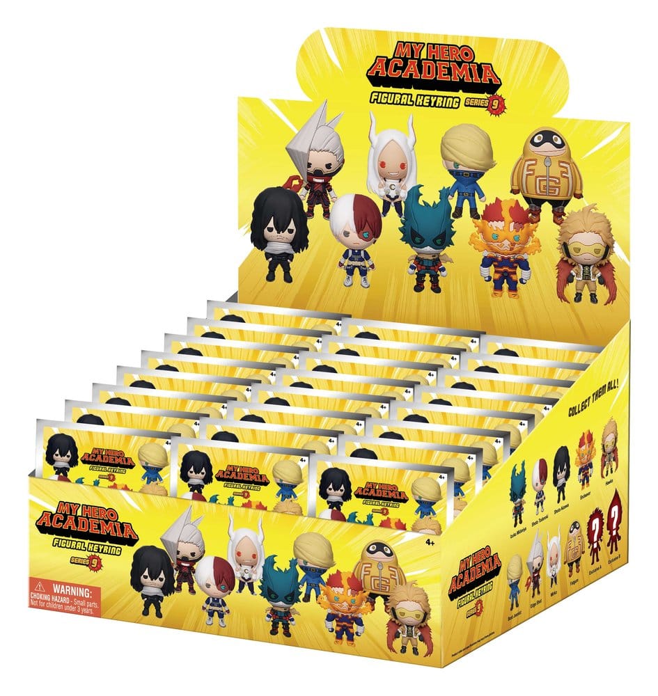 My Hero Academia Blind Bag présentoir porte-clés 3D en PVC série 9 (24)