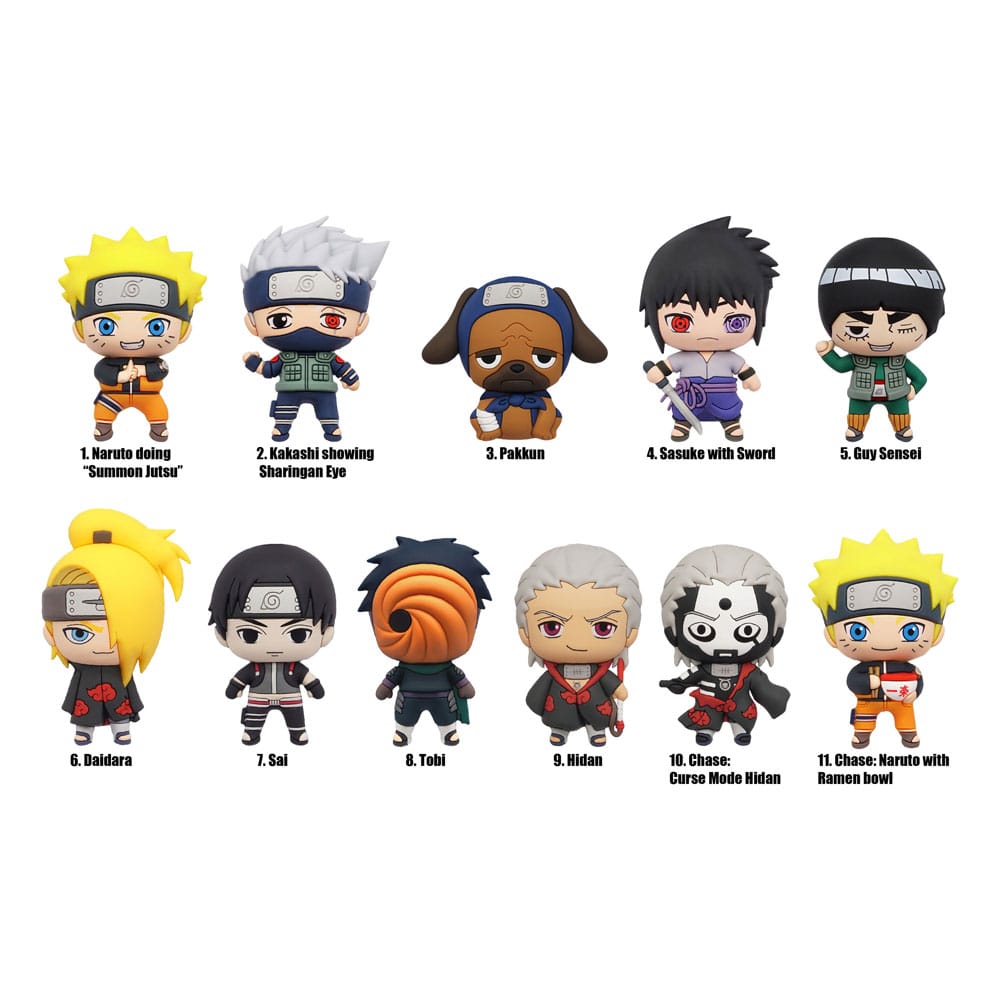 Naruto Shippuden présentoir porte-clés sac à dos 3DSeries 3 (24)