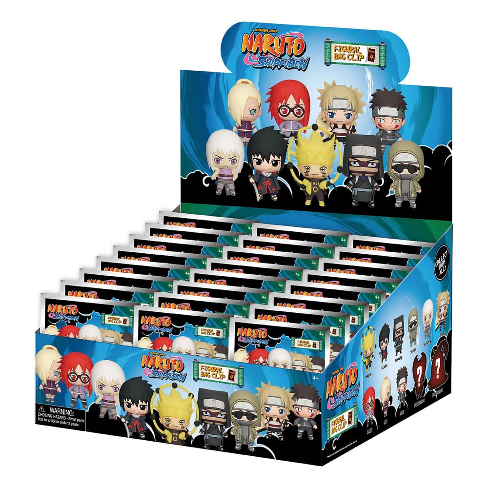 Naruto Shippuden présentoir porte-clés sac à dos 3D Series 4 (24)