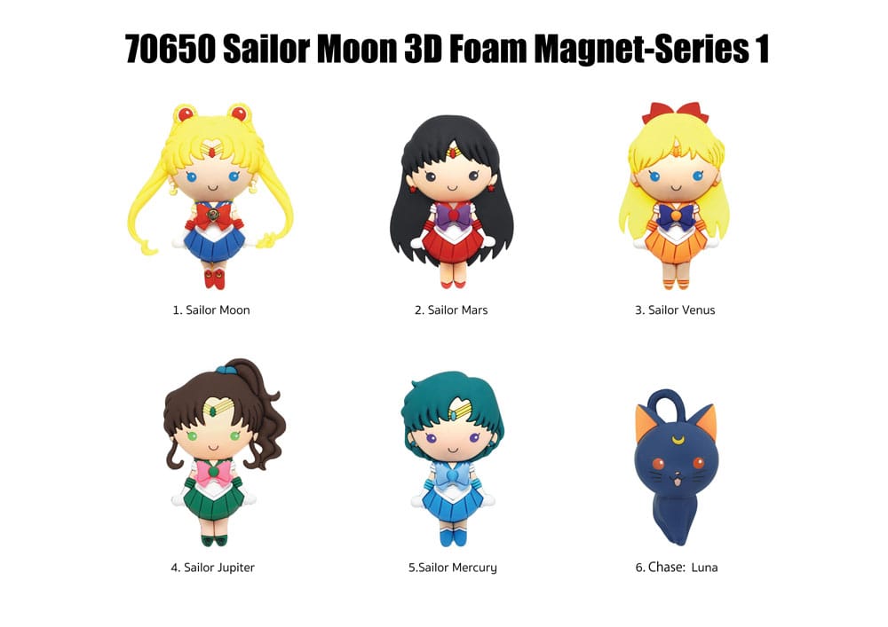 Sailor Moon blind pack aimants Series 1 Display (12)